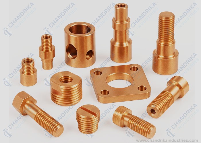 copper turned components